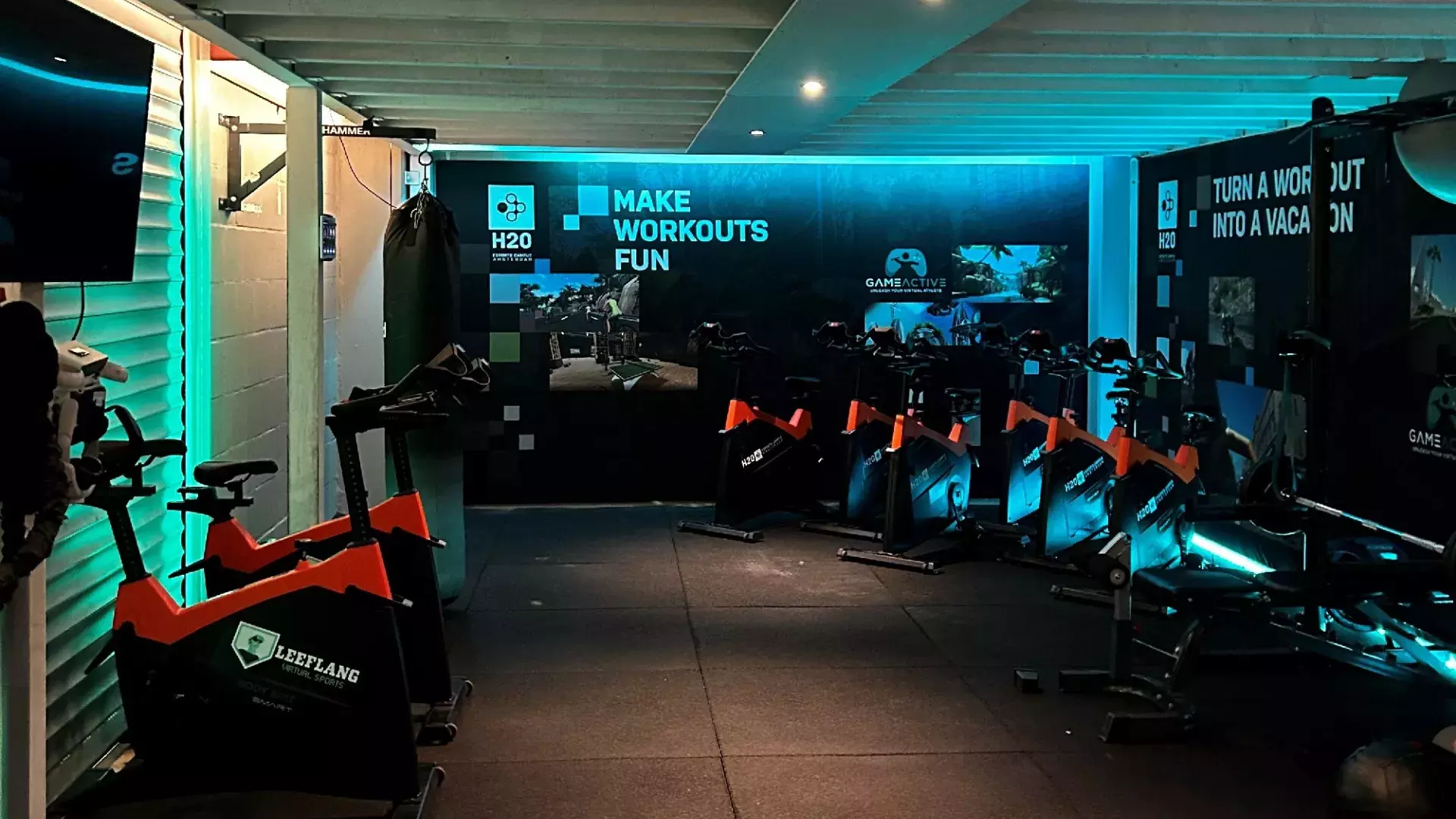 Foto van de sportruimte van Leeflang Virtual Sports